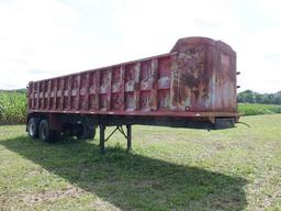 1999 BORCO Model RDS, 32' Tandem Axle Steel Dump Trailer, VIN# 1B9DS3324XP313006, equipped with