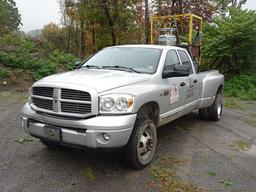 2007 RAM Model 3500HD, 4x4 Crew Cab Pickup Truck, VIN# 3D7MX48C07G713818, powered by Cummins diesel