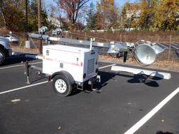 2013 MAGNUM Model MLT3060M Portable Light Plant, s/n 1307661, powered by Mitsubishi diesel engine,