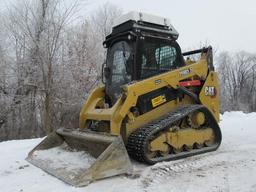 2022 CATERPILLAR Model 259D3 Crawler Skid Steer Loader, s/n CW917527, powered by Cat C3.3B DIT, 74HP