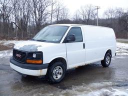 2011 GMC Model Savana 2500 Cargo Van, VIN# 1GTW7FCA2B1107030, powered by Vortec 4.8L gas engine and