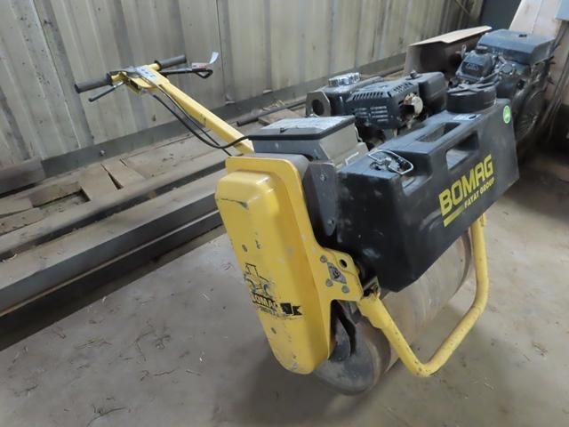 2017 BOMAG BW55E Walk Behind Single Drum Vibratory Roller, s/n 101620031101, Honda 212cc gas, with