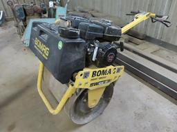 2017 BOMAG BW55E Walk Behind Single Drum Vibratory Roller, s/n 101620031101, Honda 212cc gas, with