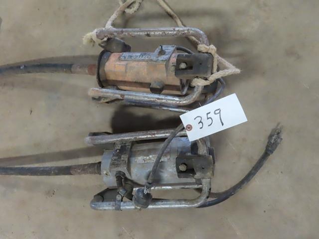 (2) Electric Concrete Vibrators
