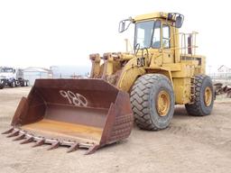 1980 CATERPILLAR 980C Rubber Tired Loader, s/n 63X03048, powered by Cat 3406 diesel engine and