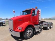2007 KENWORTH Model T802 Tandem Axle Truck Tractor, VIN# 1XKDD49X67R191558, powered by Cummins