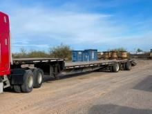 1995 FONTAINE 52' Spread Axle Step Deck Trailer, VIN# 13N248300S1563694, 8'6"x11' upper deck, 36'