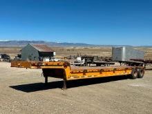 1969 LOADCRAFT Model PSD-35AR Tandem Axle Step Deck Trailer, VIN# CB690554, equipped with 8' x 8'