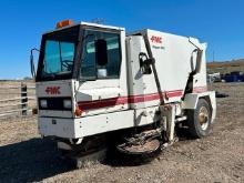 1985 FMC Model Vanguard 3000 Street Sweeper, VIN# 1F9VM3H16FP041082, powered by Detroit diesel