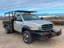 2008 STERLING Model 55 Bullet, 4x4 Flatbed Truck, VIN# 3F6WK76A78G352383, powered by Cummins 6.7L