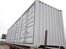 2022 8' x 40' x 9'6" Storage Container, s/n ZCMC2226630, equipped with (1) end door and (4) side