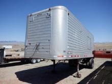1951 BROWN 22' Single Axle Van Trailer, VIN# 510668, equipped with swing rear doors, curbside door,