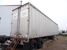 1972 TRAILMOBILE 40' Tandem Axle Van Trailer, VIN# H90538, equipped with swing rear doors. In good
