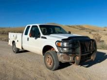 2012 FORD Model F-250XL Super Duty 4x4 Extended Cab Utility Truck, VIN# 1FT7X2B60CEC22293, powered