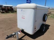 1999 PACE 4' x 6' Single Axle Enclosed Cargo Trailer, VIN# 4P2FB0618XU015968, equipped with rear