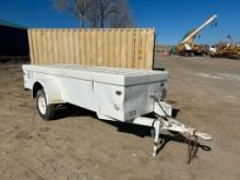 1965 DELPHI Single Axle Enclosed Hot Stick Trailer, VIN# 1252, equipped with 4'x16'x3'(H) steel