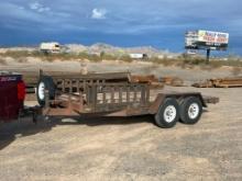 1997 HULL Tandem Axle Tag-A-Long Trailer, VIN# 438FH1627VS103734, equipped with 6'10" x 16' level