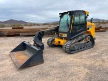 2018 JCB Model 3TS-8T Teleskid Crawler Skid Steer Loader, s/n GEO3TSTREJ2768783, powered by JCB
