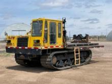 1995 MOROOKA Model MST2300 Crawler Flatbed/Pole Carrier, s/n 23169, powered by diesel engine and