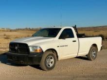 2012 DODGE Model 1500, 4x4 Pickup Truck, VIN# 3C6JD7DTXCG257907, powered by Hemi 5.7L gas engine and