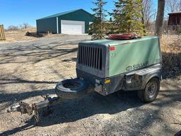 2005 SULLAIR Model 185DPQJD, 185CFM Portable Air Compressor, s/n 004-148469, powered by John Deere 4