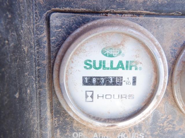 2005 SULLAIR Model 185DPQJD, 185CFM Portable Air Compressor, s/n 004-148469, powered by John Deere 4