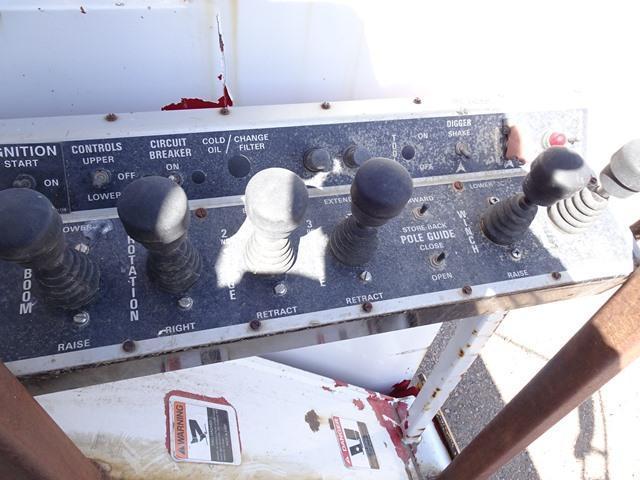 1997 ALTEC Model D945TB Digger Derrick, s/n 0597-BA1005, equipped with 3-section boom, 27,070#