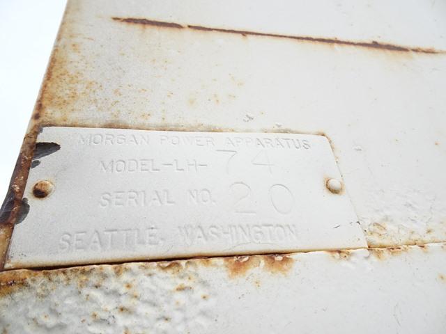 MORGAN Model LH74 (3) Drum Hydraulic Rope Puller, s/n 20, powered by Ford 6 cylinder gas engine,