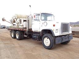 MORGAN Model LH74 (3) Drum Hydraulic Rope Puller, s/n 20, powered by Ford 6 cylinder gas engine,