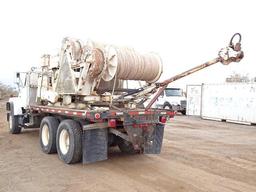 MORGAN Model LH74 (3) Drum Hydraulic Rope Puller, s/n 20, powered by Ford 6 cylinder gas engine,