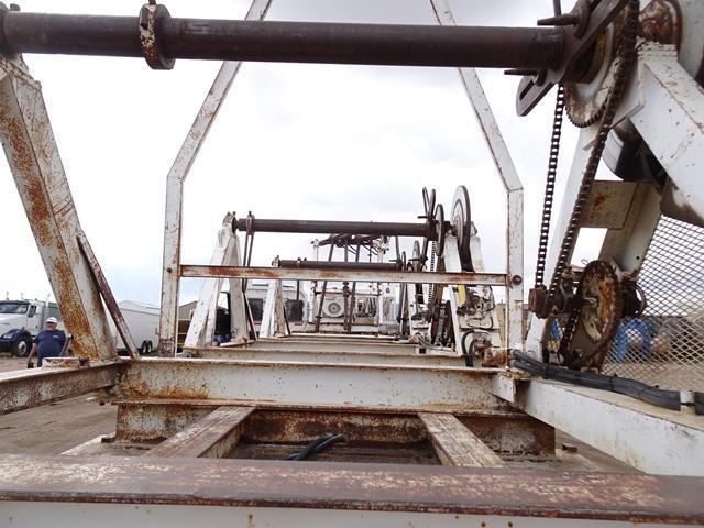 1974 UTILITY Model LS2 Tandem Axle Step Deck Reel Trailer, VIN# 7N46660002, equipped with 8' x 10'