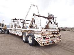 1974 UTILITY Model LS2 Tandem Axle Step Deck Reel Trailer, VIN# 7N46660002, equipped with 8' x 10'