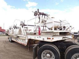 1974 UTILITY Model LS2 Tandem Axle Step Deck Reel Trailer, VIN# 7N46660002, equipped with 8' x 10'
