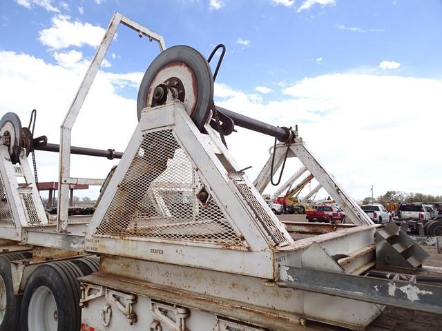 1974 UTILITY Model LS2 Tandem Axle Step Deck Reel Trailer, VIN# 7N46660002, equipped with 8' x 10'