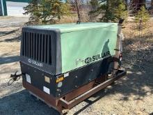 2007 SULLAIR Model SLE185DPQJD, 185CFM Skid Mounted Air Compressor, s/n 200704200112, powered by