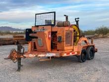 2008 WAGNER SMITH Model T-DPT-90 Single Drum Hydraulic Puller, s/n 1W9DP20288C161168, powered by