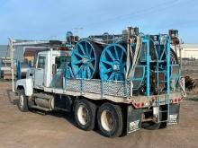UTAH SPROCKET 60", 2-Bundle Bull Wheel Tensioner, powered by Isuzu 3 cylinder diesel engine/power