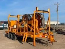 2010 WAGNER SMITH Model T-BTW-10-72, 72" Portable Hydraulic Bull Wheel Tensioner, s/n