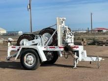 1968 PENGO Model 6042XHD-TR-1, 42" Offset Bull Wheel Tensioner, s/n 609-2, equipped with neoprene