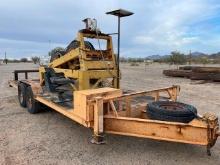 PENGO Model 6000-XHD SK7, 42" Bull Wheel Tensioner, s/n 6000-130, equipped with neoprene lined,