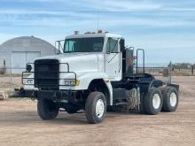 1993 FREIGHTLINER Model M916A1 6x6 Winch Truck Tractor, VIN# 1FUCMZYB6PP529586, powered by Detroit