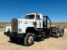 1965 KENWORTH Model 923 6x6 Winch Truck Tractor, VIN# 82168, powered by Detroit 6V82 diesel engine