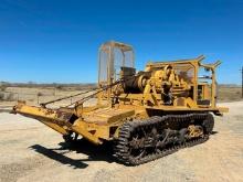 M-4 Crawler Sagging Tractor, s/n M4A15632, powered by John Deere 4 cylinder diesel engine and direct