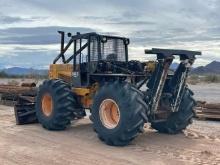 1985 JOHN DEERE Model 548D Sagging Tractor, s/n 512599, powered by John Deere diesel engine and