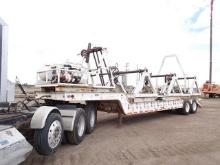 1974 UTILITY Model LS2 Tandem Axle Step Deck Reel Trailer, VIN# 7N4666002, equipped with 8' x 10'