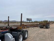 1978 RENCO Tandem Axle 40' Extendable Pole Trailer, VIN# 7731S, equipped with pole bunks, spring