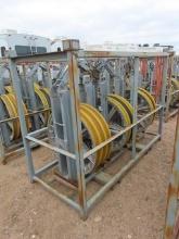 (3) 32", 20,000# Helicopter Bundle Blocks, header bar and rack (DAY 2) (CO)