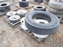 (4) Tires and Assorted Rims (Sales Tax) (WY)