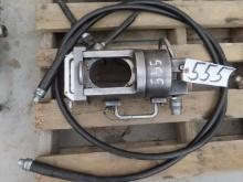 ALCOA 60 Ton Hydraulic Press Head, with hose (CO)