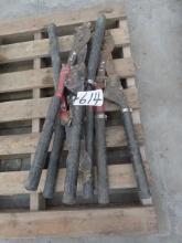 (4) HK PORTER Ratchet Cable Cutters (CO)
